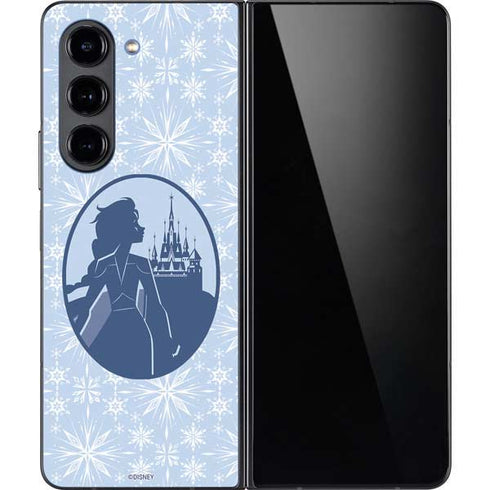 Disney Frozen II Elsa Silhouette Galaxy Z Fold5 5G Skin